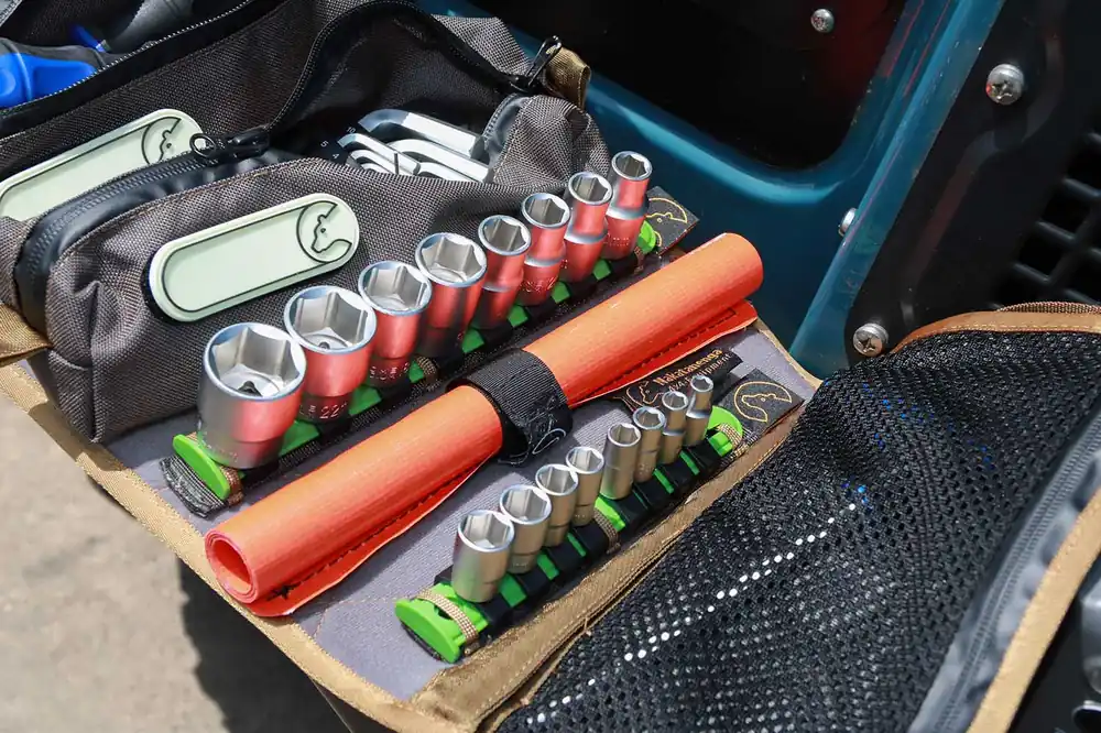 Beliebt Tool Roll - Stecknusshalter, grau coyote