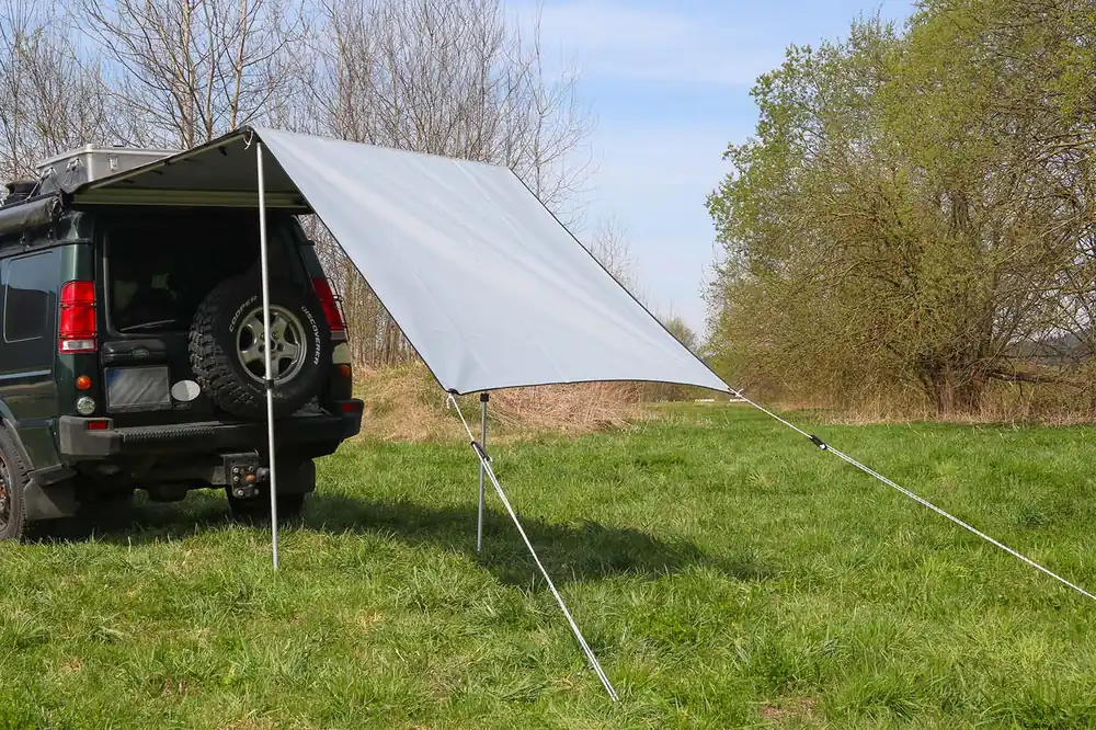 Front-Erweiterung mit Bogenform für Evolution Markise/ Awning, hellgrau Mega-Angebot
