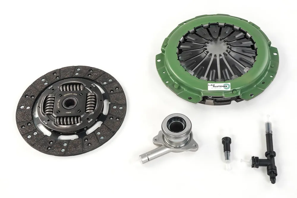 Schneller Versand SET: LOF Clutches POWERspec Kupplung TD4, inkl. Adapter und Ventiladapter Kupplungsnehmerzylinder