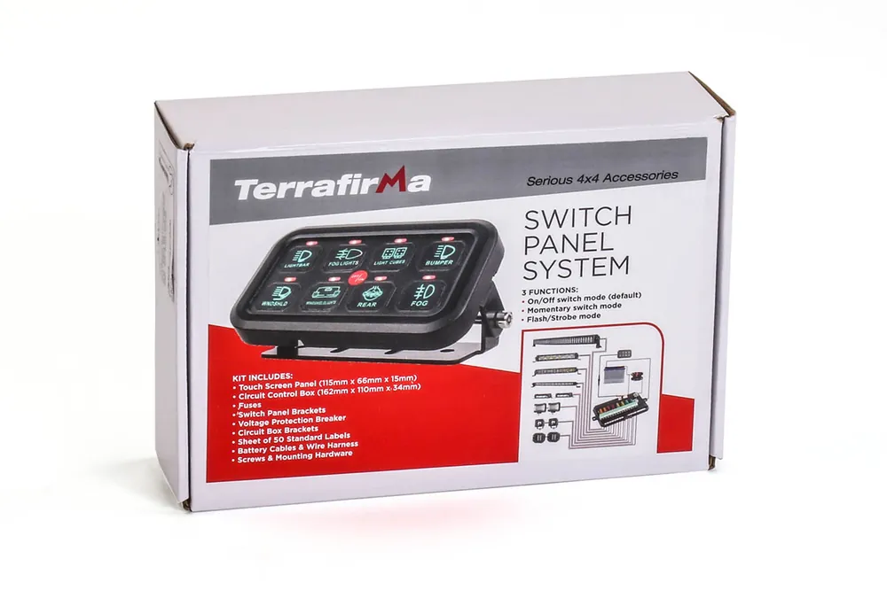 Preisknaller Schaltbox / Schaltersystem, Terrafirma mit 8 Schaltern