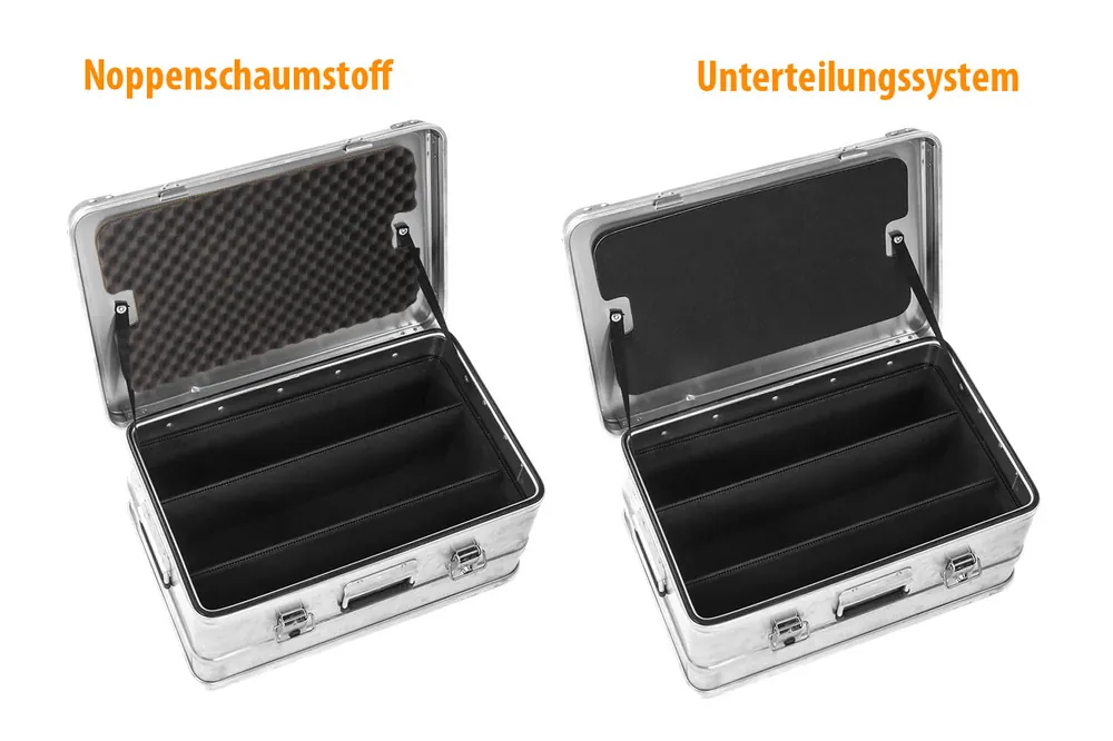 Neu RuumX Unterteilungssystem / Schutzschaum für Alubox