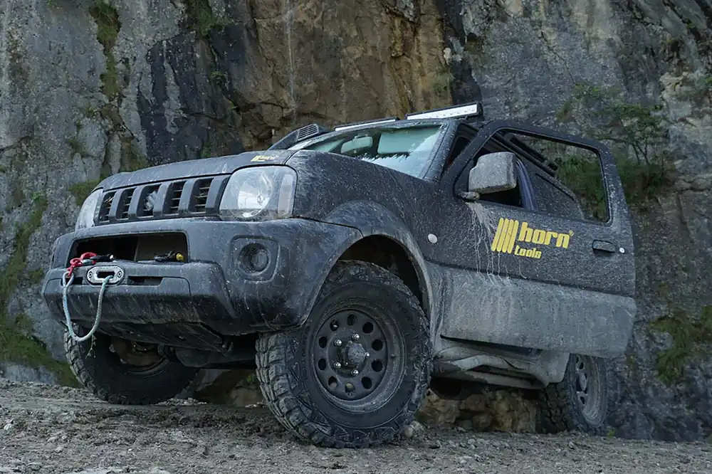 Geprüft Seilwindensystem Alpha 9.9 für Suzuki Jimny FJ