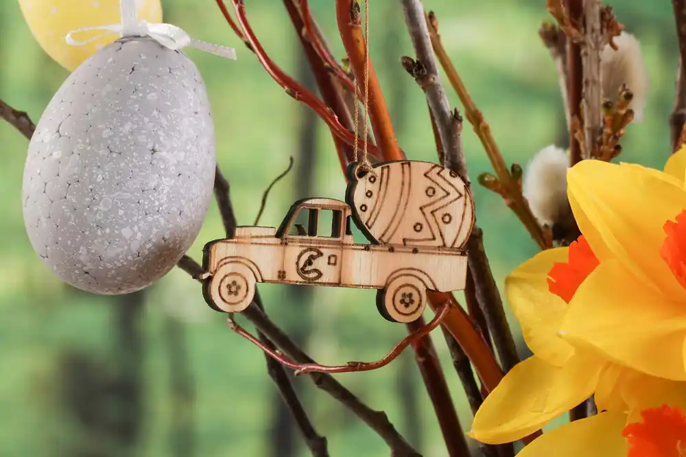 Der Landy bringt das Osterei Land Rover Serie 3 - Dekoartikel Neue Kollektion
