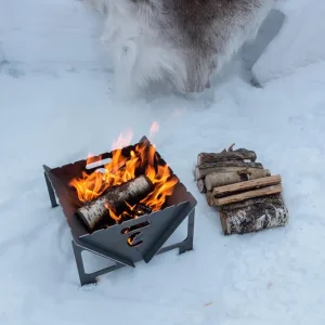 Knallerangebot Nakatanenga Grill / Feuerschale aus Carbonstahl, inklusive Zubehör