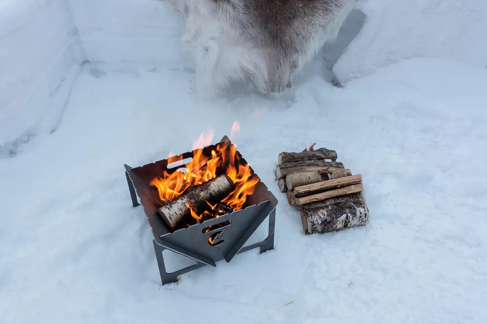 Knallerangebot Nakatanenga Grill / Feuerschale aus Carbonstahl, inklusive Zubehör