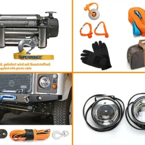 Nakatanenga Seilwindenbundle, mit Seilwinde Tigershark 9.5 oder 11.5, inkl Zubehör Top-Preis