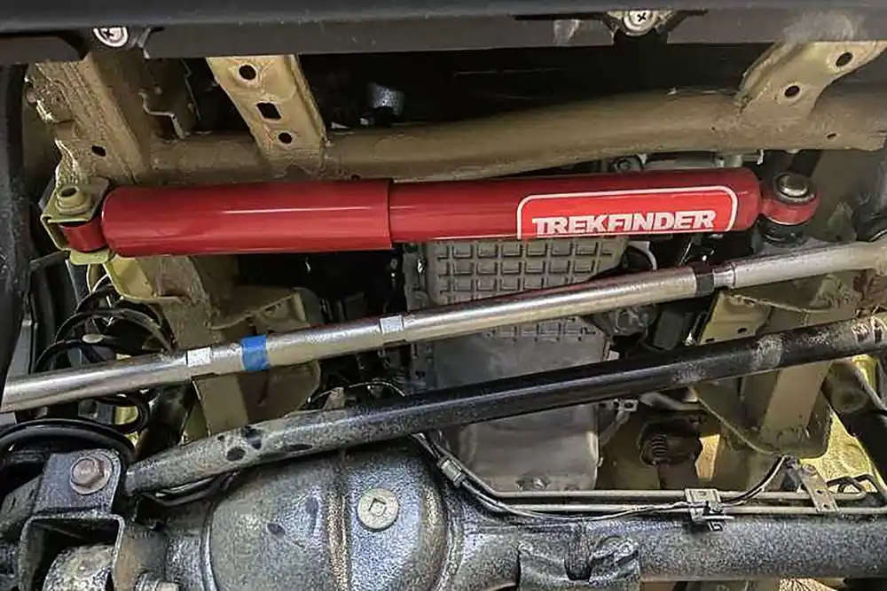 Aktuell Lenkungsdämpfer verstärkt TREKFINDER für SUZUKI Jimny II ab MY 2018