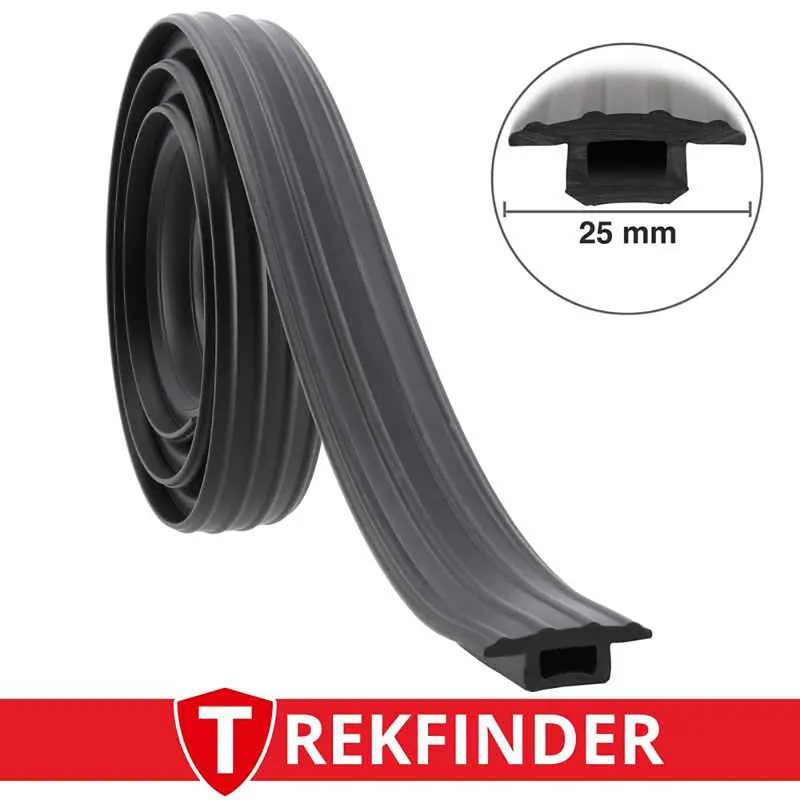 Schnäppchen TREKFINDER Abdeckprofil für MERCEDES V-Klasse/Vito/Viano Bodenschiene, Wellenstruktur