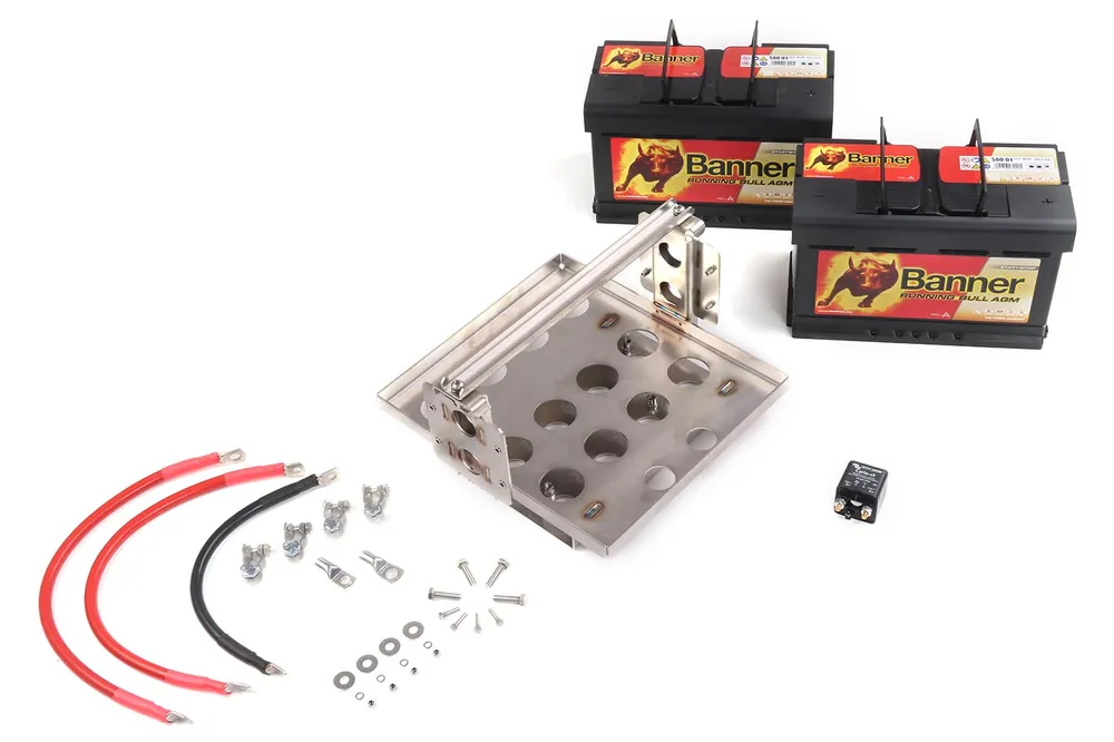 Komplettset Nakatanenga Doppelbatteriesystem 160Ah für LR Defender Bestseller
