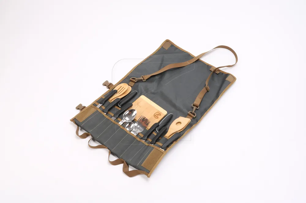 Tool Roll Hungry Edition, inkl Campingbesteck Super-Preis