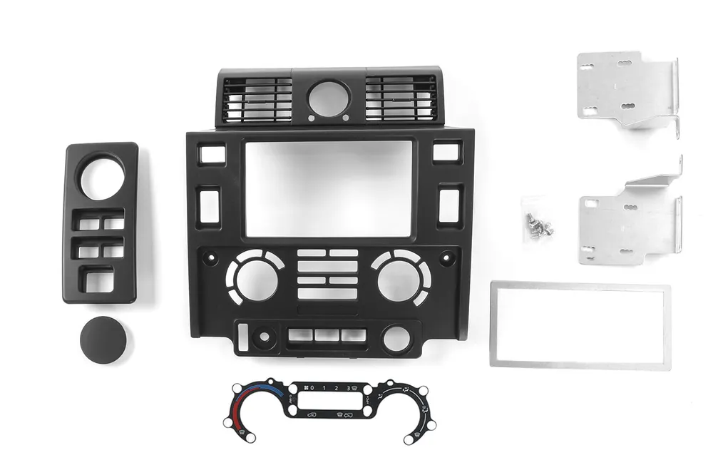 Doppel-DIN Einbaublende für Land Rover Defender TD4, MY 2007-2016 Nur Für Kurze Zeit