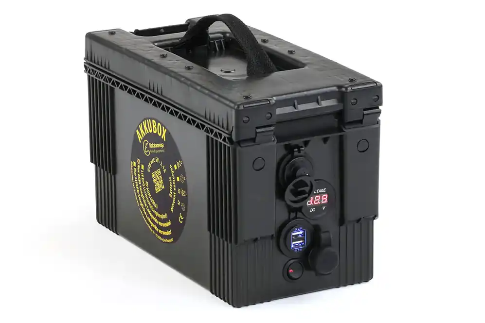 Akkubox mit verschiedenen Anschlüssen, AGM oder LiFePo Batterie Jetzt Kaufen