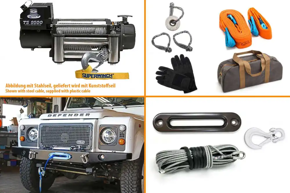 Angebot Nakatanenga Seilwindenbundle, mit Seilwinde Tigershark 9.5 oder 11.5, inkl Zubehör