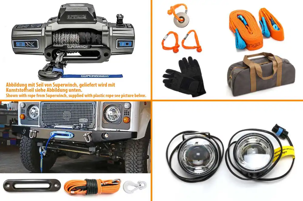 Nakatanenga Seilwindenbundle, mit Superwinch SX 10SR oder SX 12SR, inkl. Zubehör Bestpreis