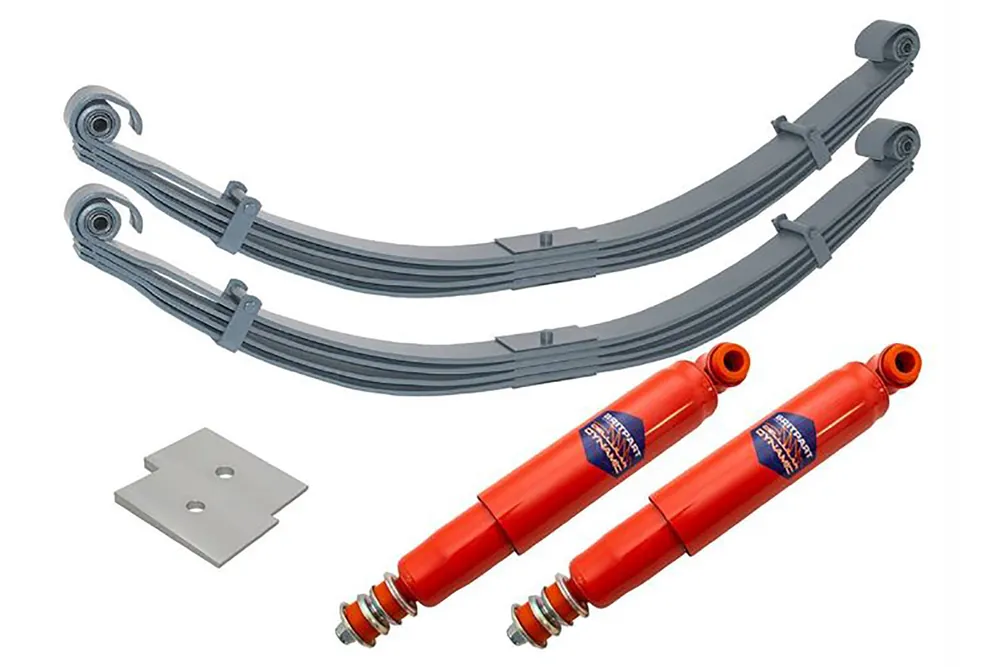 Highlight Set Parabolic Federn inkl. Dämpfer für Land Rover Serie II, IIA und III 88" und 109"