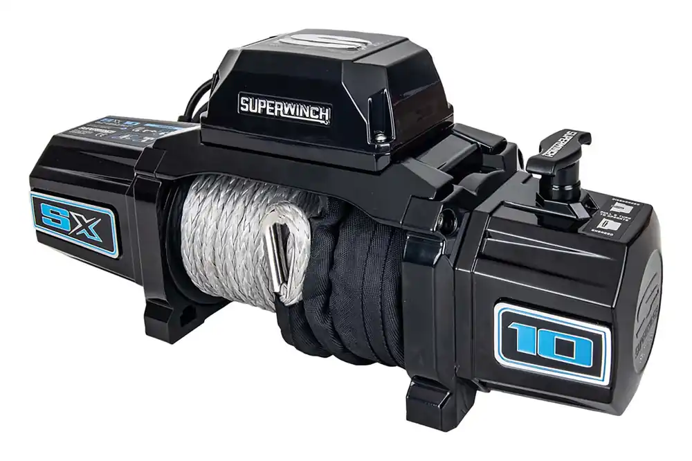 Sichere Zahlung Superwinch SX 10SR, 12V 4,5t Zugkraft, 5,5 PS Motor, Farbe: schwarz