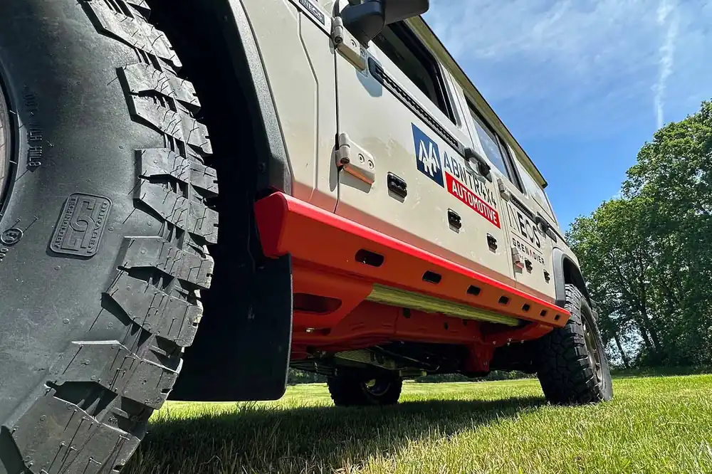 Neuheit ABNTR4X4 Rockslider INEOS Grenadier, Edelstahl rot, Paar