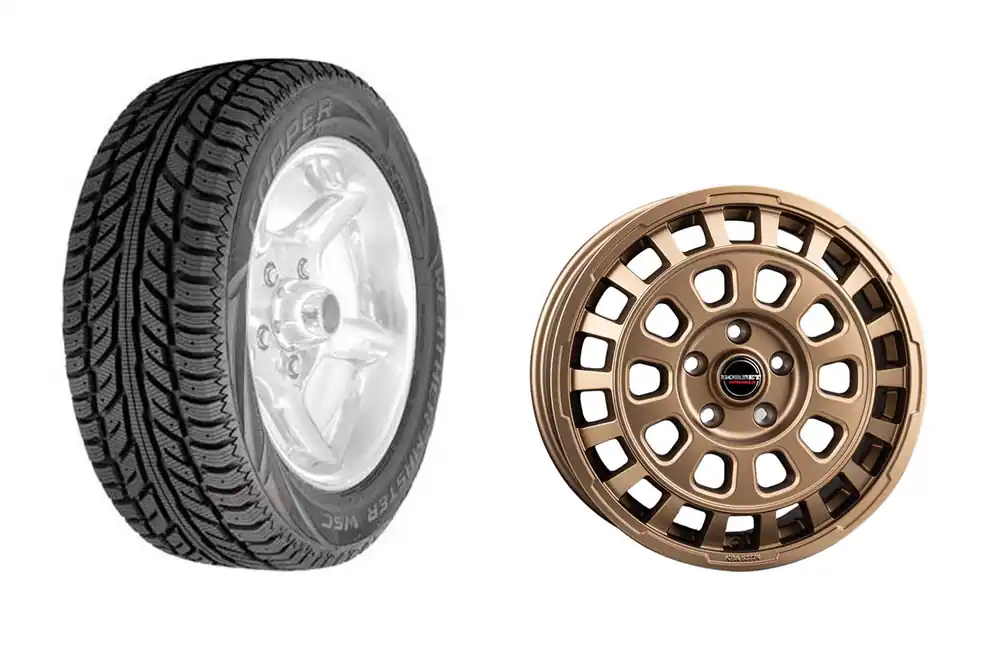 Grenadier Komplettradsatz, Cooper Weathermaster WSC 265/65R18 114T auf Borbet CW7 Felgen Schneller Versand