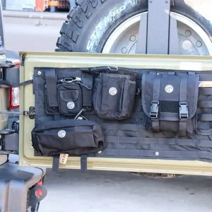 Bestpreis Tailgate Organizer mit 5 MOLLE Taschen, für Jeep Wrangler JK mit Hecktür