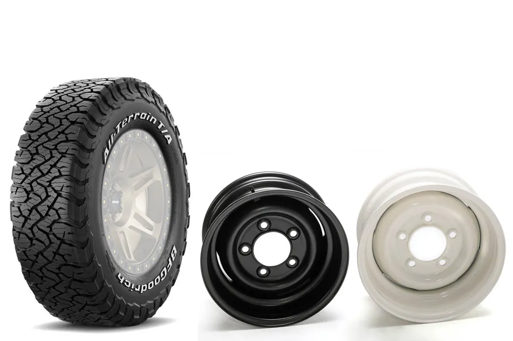 Top-Preis Komplettradsatz BF Goodrich 285/75R16 All Terrain T/A KO3 auf ANR CLASSICS Stahlfelge für Defender