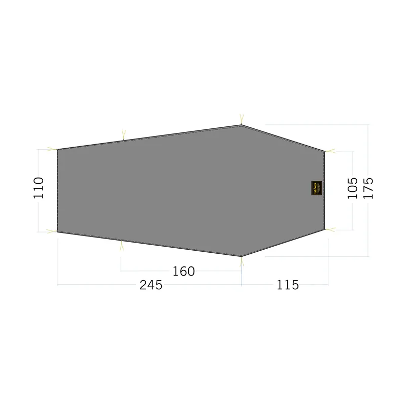 Abverkauf Floor Sheet LT Gargia 3 Zeltunterlage