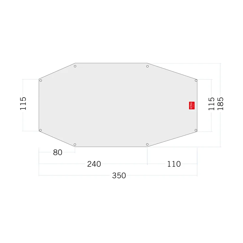 Floor Sheet PE Arctis 3 Zeltunterlage Mega-Angebot