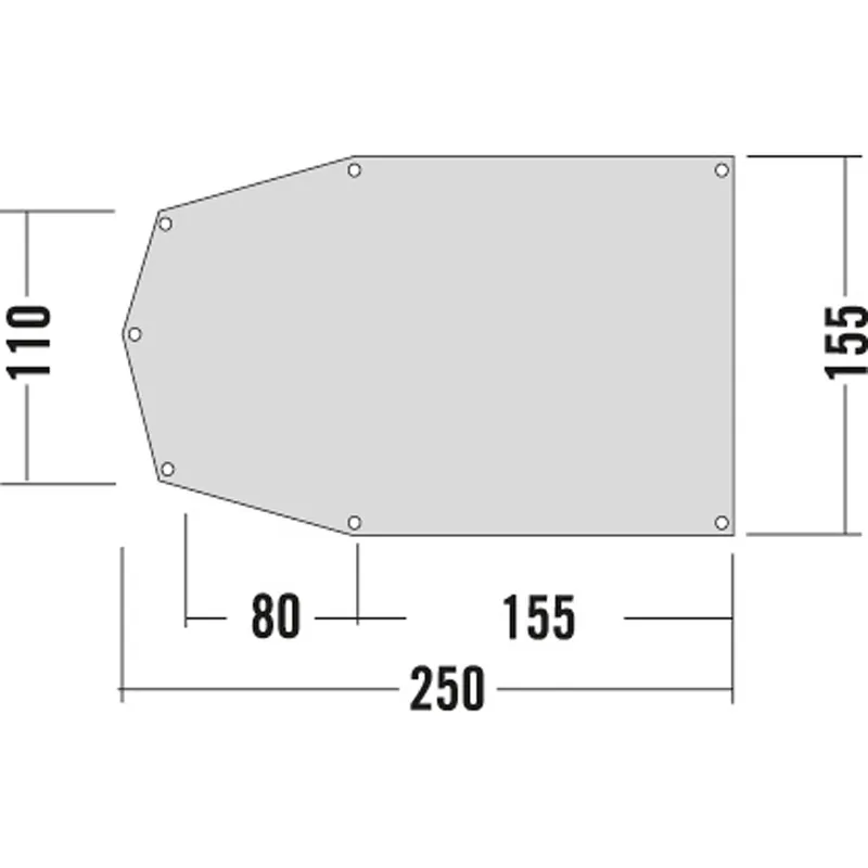 Saisonangebot Zeltuntl. 250 x 155cm Zeltunterlage