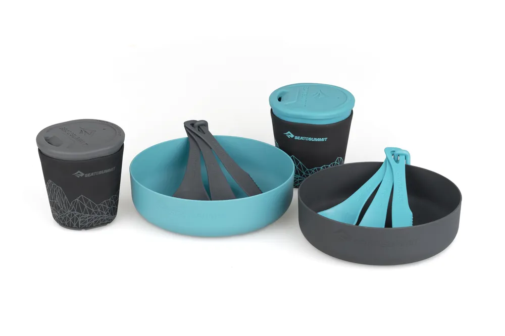Schneller Versand SEA TO SUMMIT DeltaLight Camp Set 2.2 (2 Mugs, 2 Bowls, 2 Cutlery Sets)