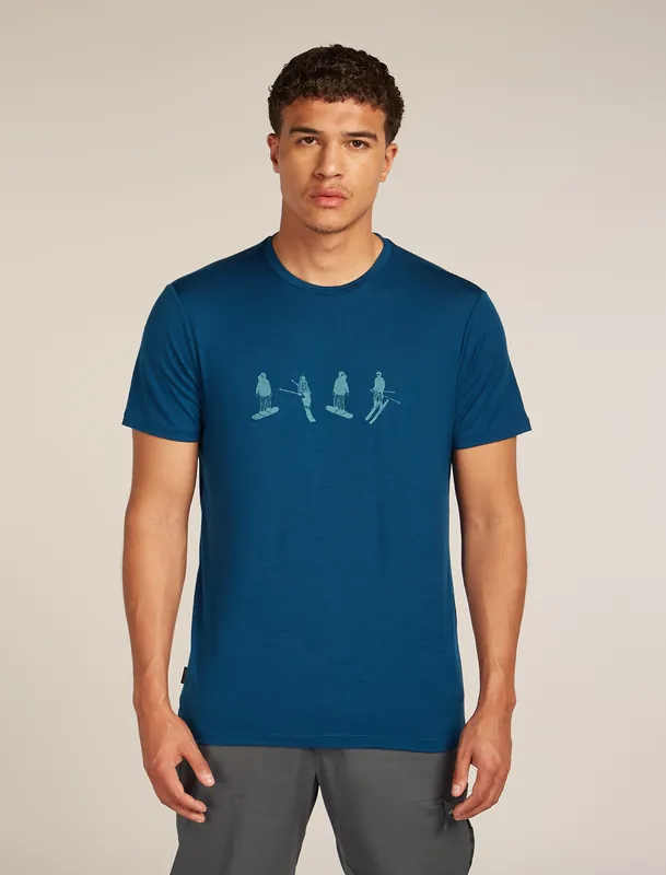 ICEBREAKER Herren Merino T-Shirt "150 Tech Lite SS Tee Snow Day" Neu Im Sortiment