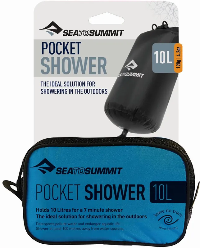 SEA TO SUMMIT Camping Zubehör Pocket Shower Black Sichere Zahlung