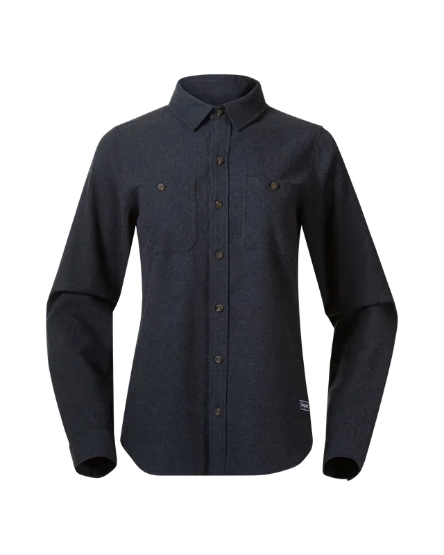 BERGANS Nordmarka Flannel Shirt Women Top-Angebot