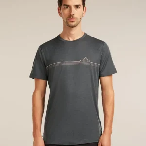 Top-Seller ICEBREAKER Men Merino 150 Tech Lite SS Tee Range Stripes