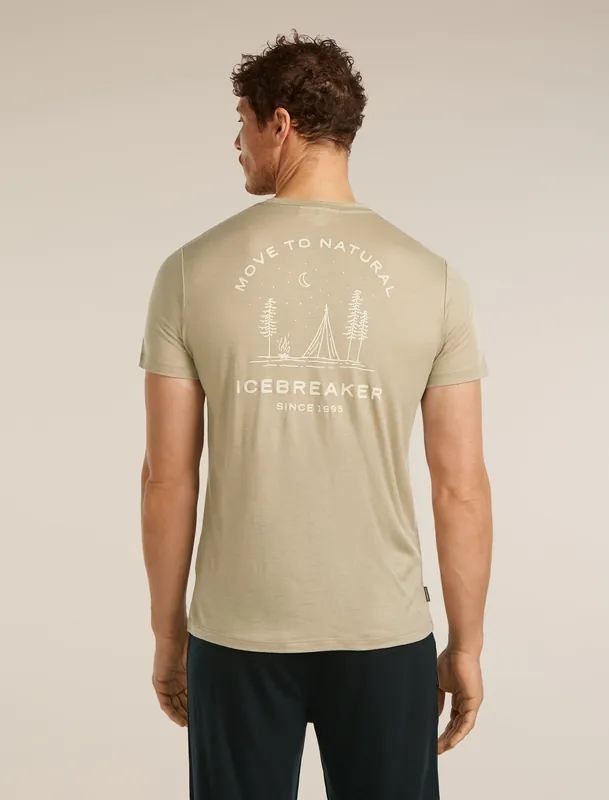 ICEBREAKER Men Merino 150 Tech Lite SS Tee Peaceful Pass Finale Aktion