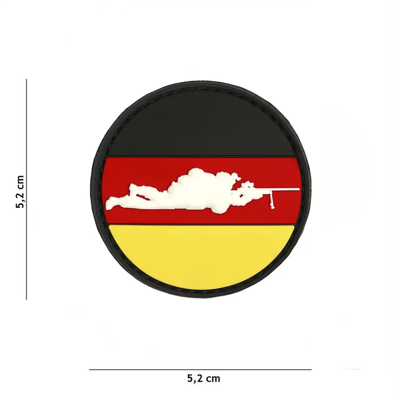 Sichere Zahlung Klett Patch 3D PVC No. 5130 Sniper Deutschland 5,2 x 5,2 cm