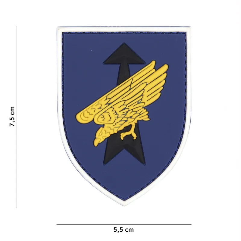Meistverkauft Klett Patch 3D PVC No.20036 Deutsche Spezialeinheiten blau 5,5 x 7,5