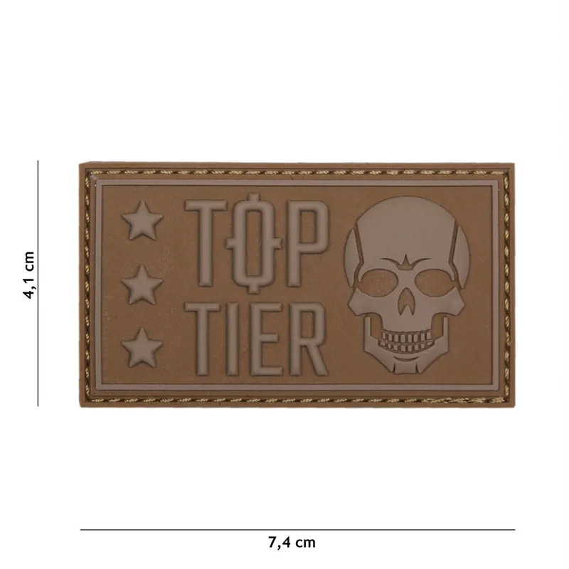 Klett Patch 3D PVC No.19023 Top Tier coyote 4,1 x 7,4 Günstig