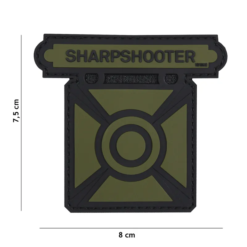 Klett Patch 3D PVC No.18017 Sharpshooter grün 7,5 x 8 Bestseller
