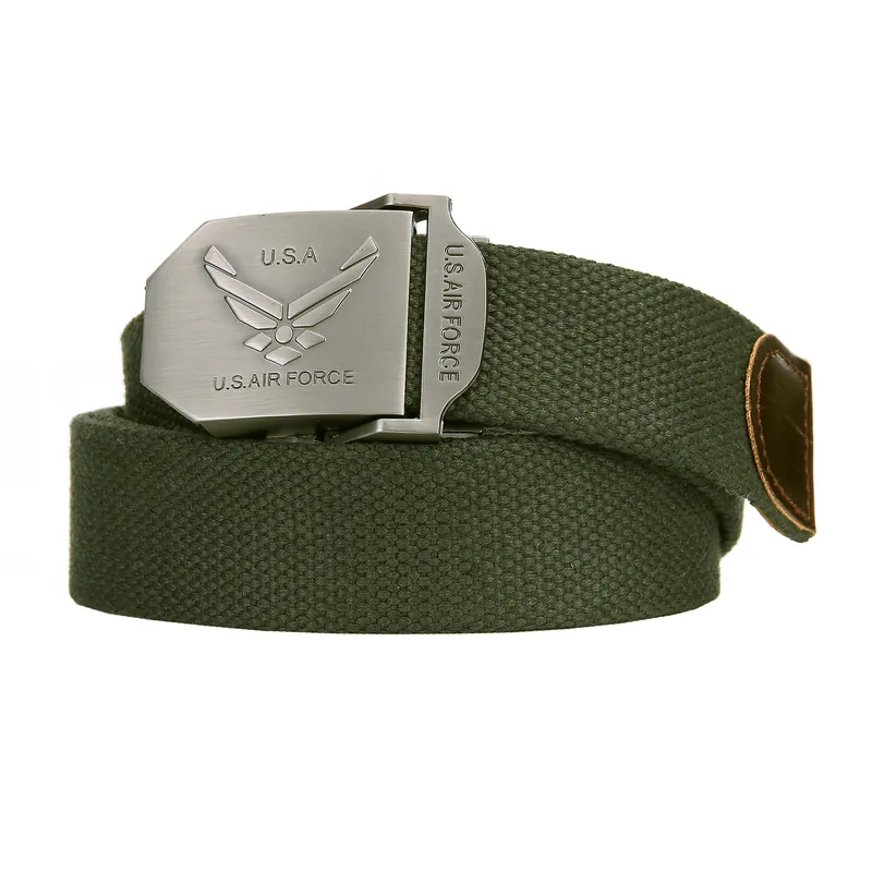 Tropen Gürtel U.S. Air Force oliv 3,5cm Begrenztes Angebot