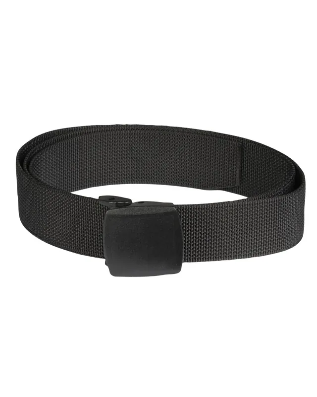 Nur Für Kurze Zeit Textil Gürtel Quick Release schwarz 3,8 cm