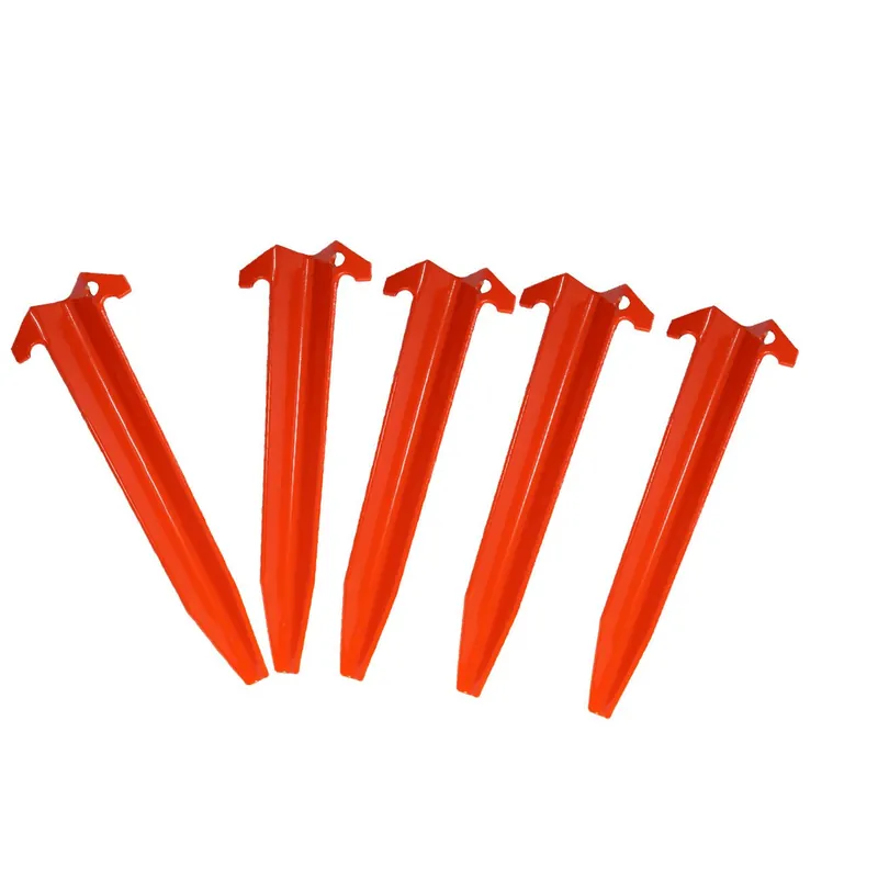 Sichere Zahlung 5 Stück US Alu Zelthering 22,5cm orange gebraucht = 2,50 €/Stück