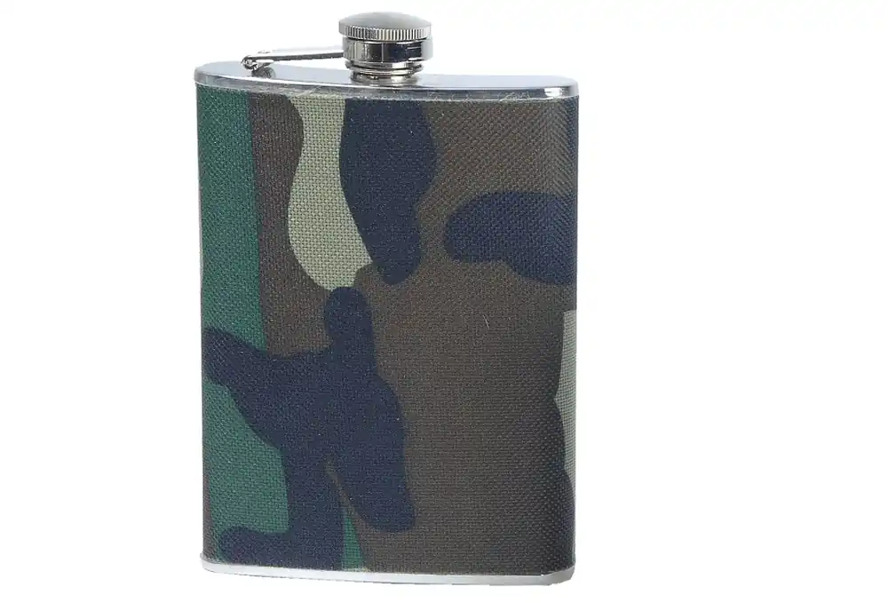 Versand Am Gleichen Tag Taschenflasche Flachmann 220ml/8oz Edelstahl woodland