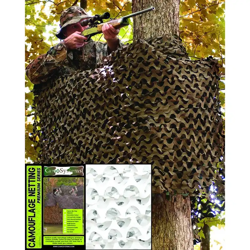 3 x 3 m Tarnnetz Basic Mil weiß 9m² = 5,88 €/m² Nur Für Kurze Zeit