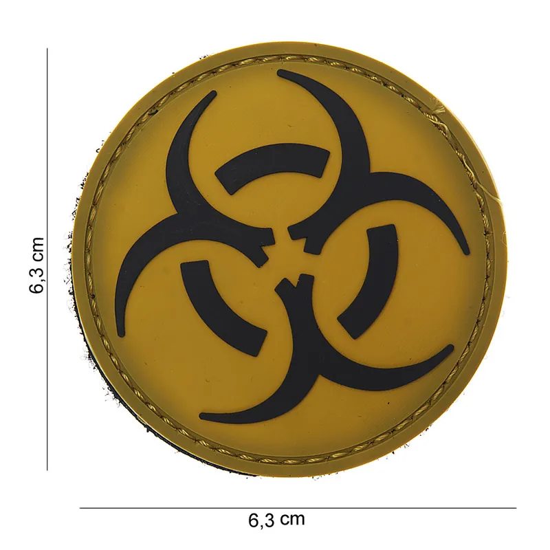 Sale Klett Patch 3D PVC No.13064 Resident Evil gelb/schwarz 6,3 x 6,3