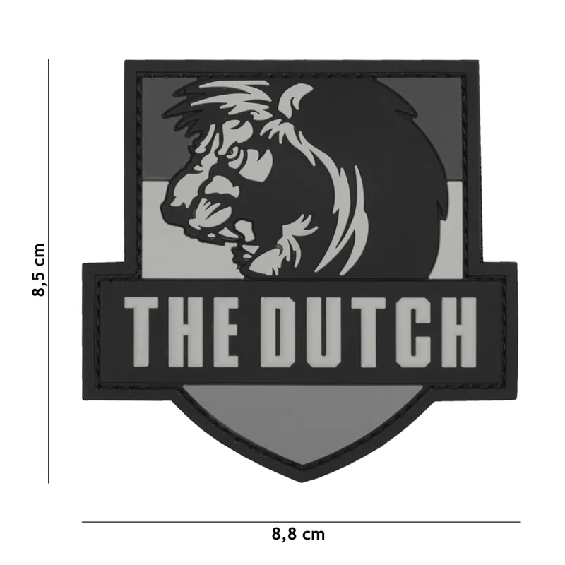 Begrenztes Angebot Klett Patch 3D PVC No.9070 The Dutch bunt 8,5 x 8,8