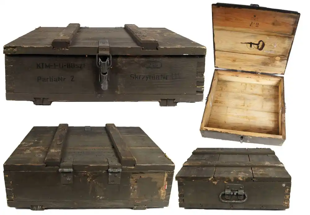 Super-Preis Transportkiste Holzkiste Patria gebraucht 57 x 51 x 16,5