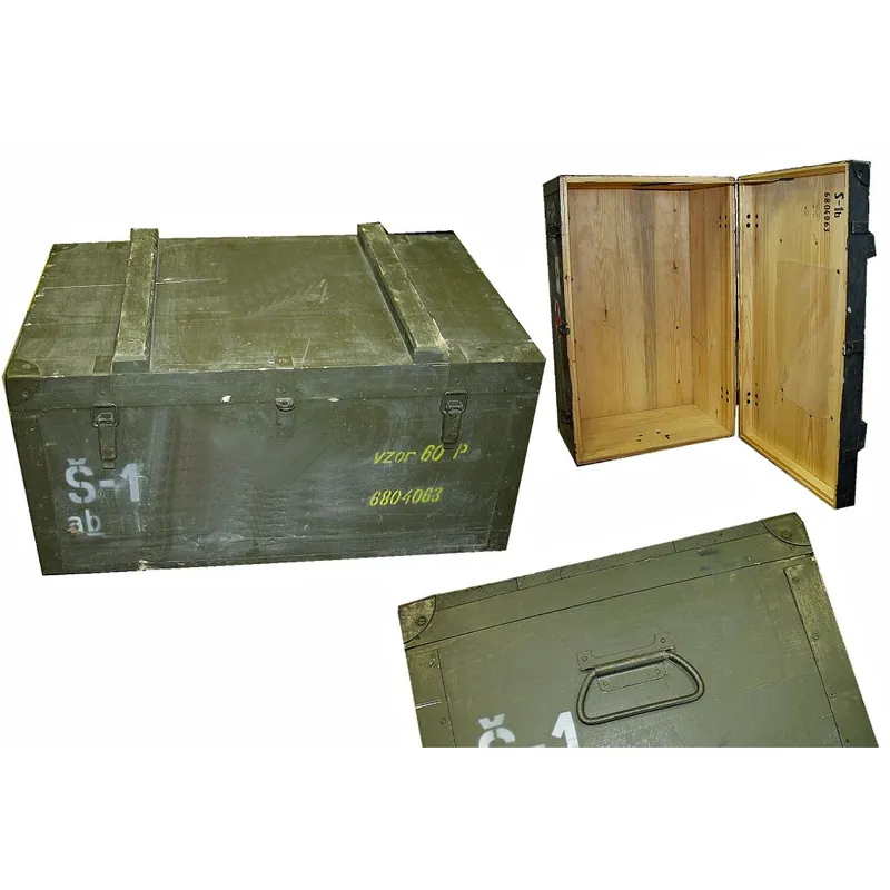 Direkt Vom Hersteller NATO Sanitäts Holzkiste S-1 gebraucht 80 x 54 x 43,5