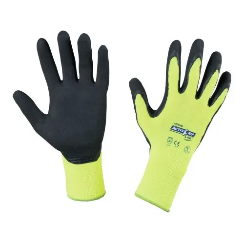Neu Im Sortiment Handschuh Activ Grip Lite schwarz/gelb