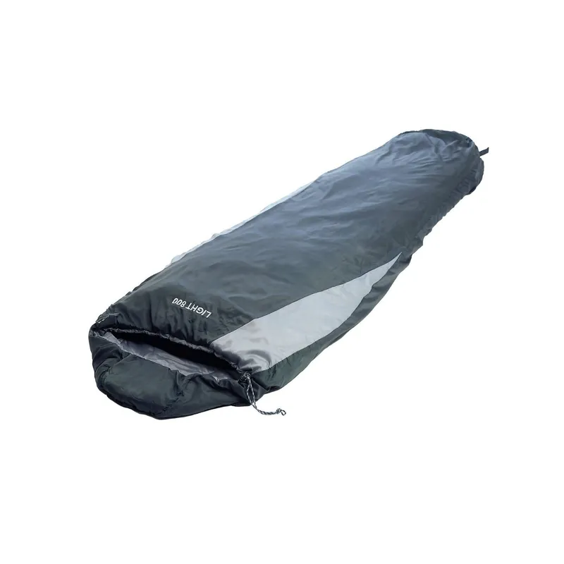 Mumienschlafsack Light 800 grau RV links 210 x 75 x 50 Saisonangebot