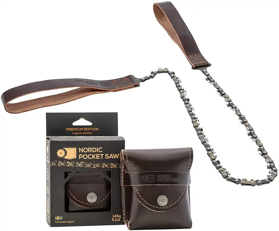 Nordic Taschensäge Pocket Saw Lederversion Sonderaktion