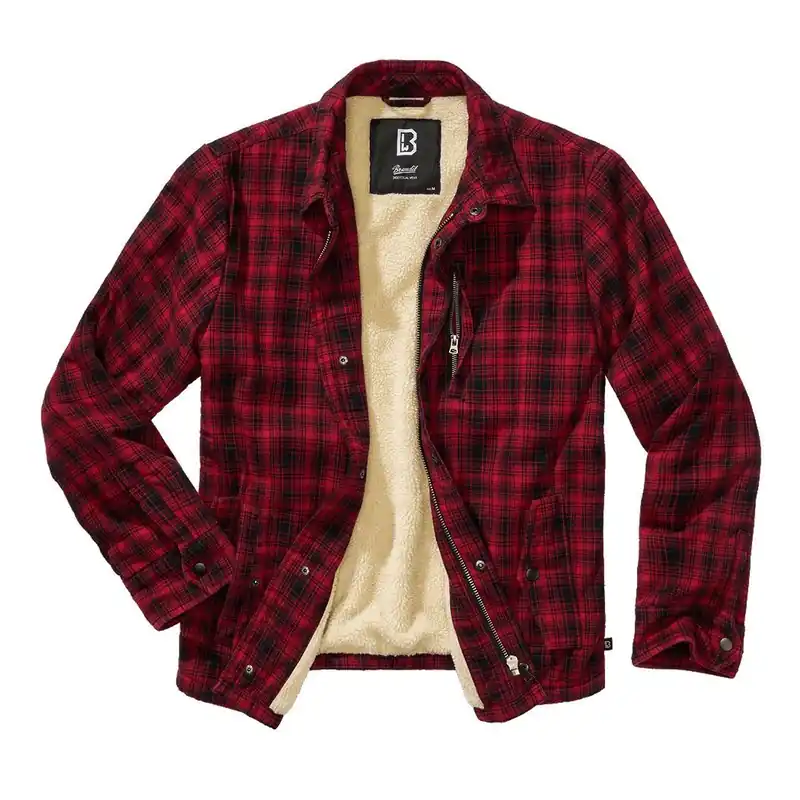 Sonderaktion Jacke Holzfäller Classic Sherpa Jacket red/black Restposten